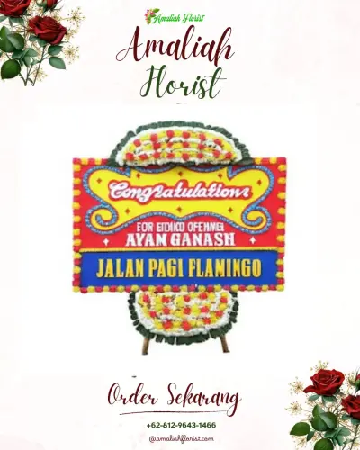Bunga Papan Congratulation di Notoprajan